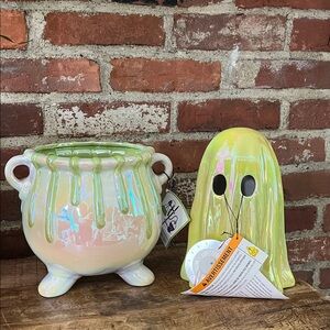 Iridescent Ghost and Cauldron Set studio 1031